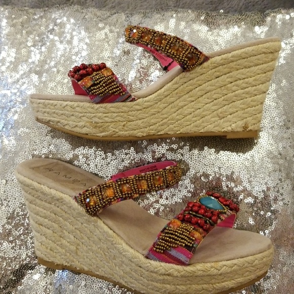 Rampage wedge heels Size 6.5 🧡 - Picture 3 of 6